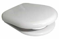 D Shape White Toilet Seat by Duschy