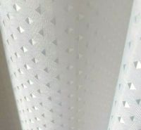 Euroshowers Diamond Pattern White Shower Curtain all Sizes