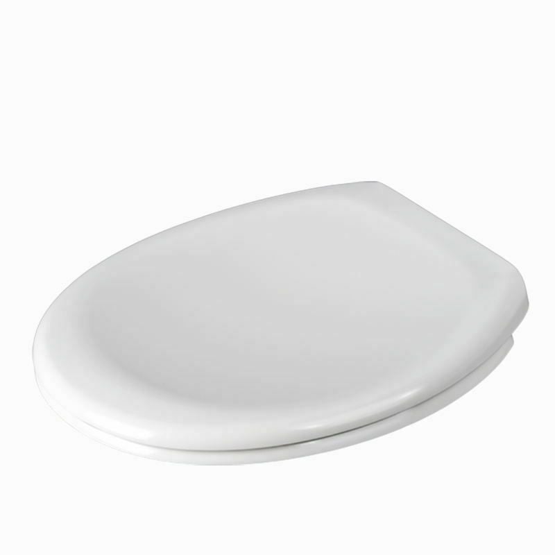 The York - Soft Close White Standard Oval Toilet Seat