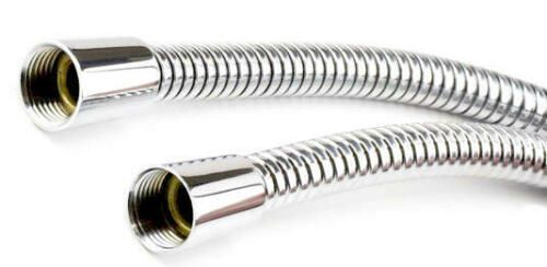 Euroshowers SuperLux Chrome-Plated Stainless Steel 11m Bore Shower Hoses ALL SIZES