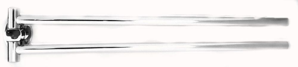 Carrara & Matta Chrome Plated Brass / Stainless Steel Double Arm Swivel Tow