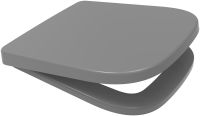 Euroshowers Grey V20 Square Slow Close Quick Release Toilet Seat - 87372