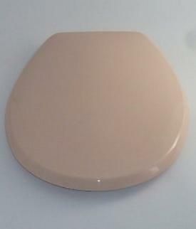Bemis 2850 Peach Colour Tecnoplast PlasticToilet - OPEN BOX