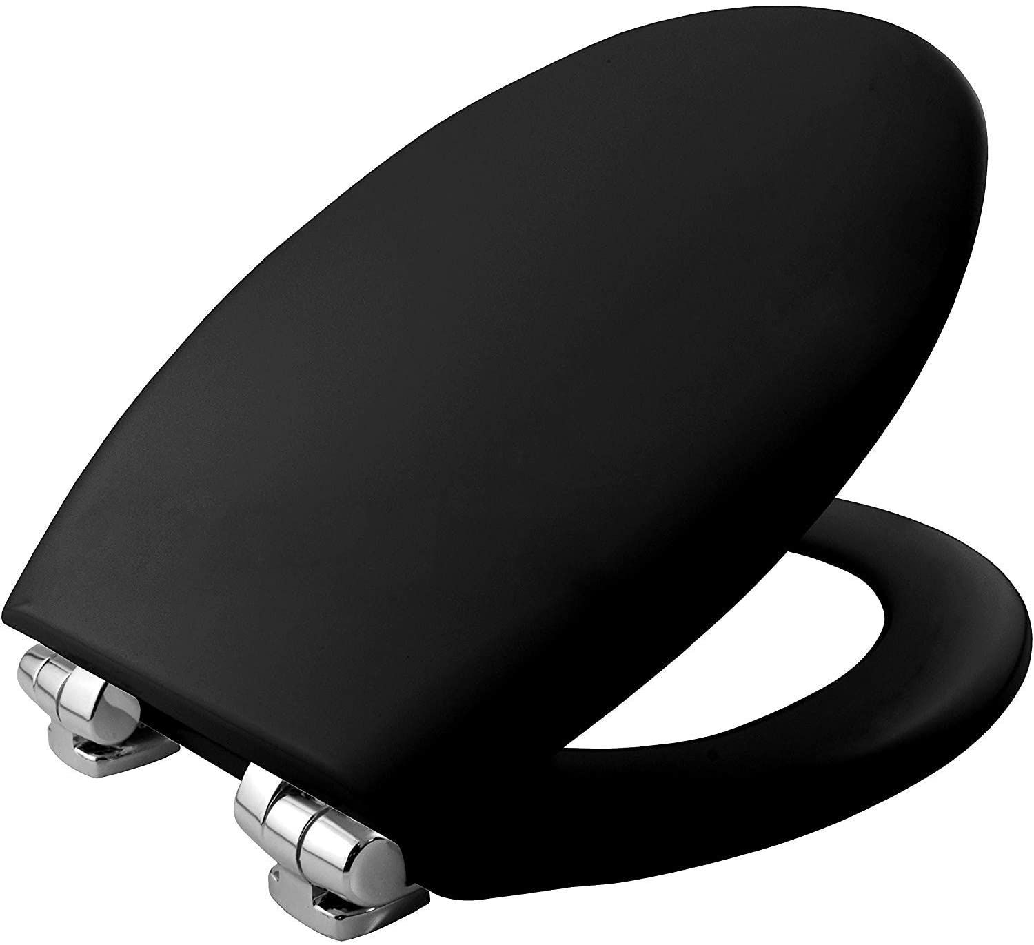 Bemis Black Moulded Wood 5000ART Chicago Toilet Seat UltraFix® , STATITE, 5000ART047 MLDW