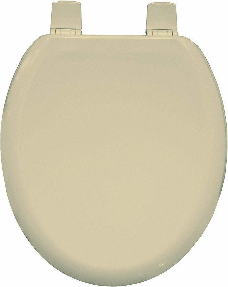 Bemis Champagne Colour Moulded Wood Toilet Seat with Sta tite hinge