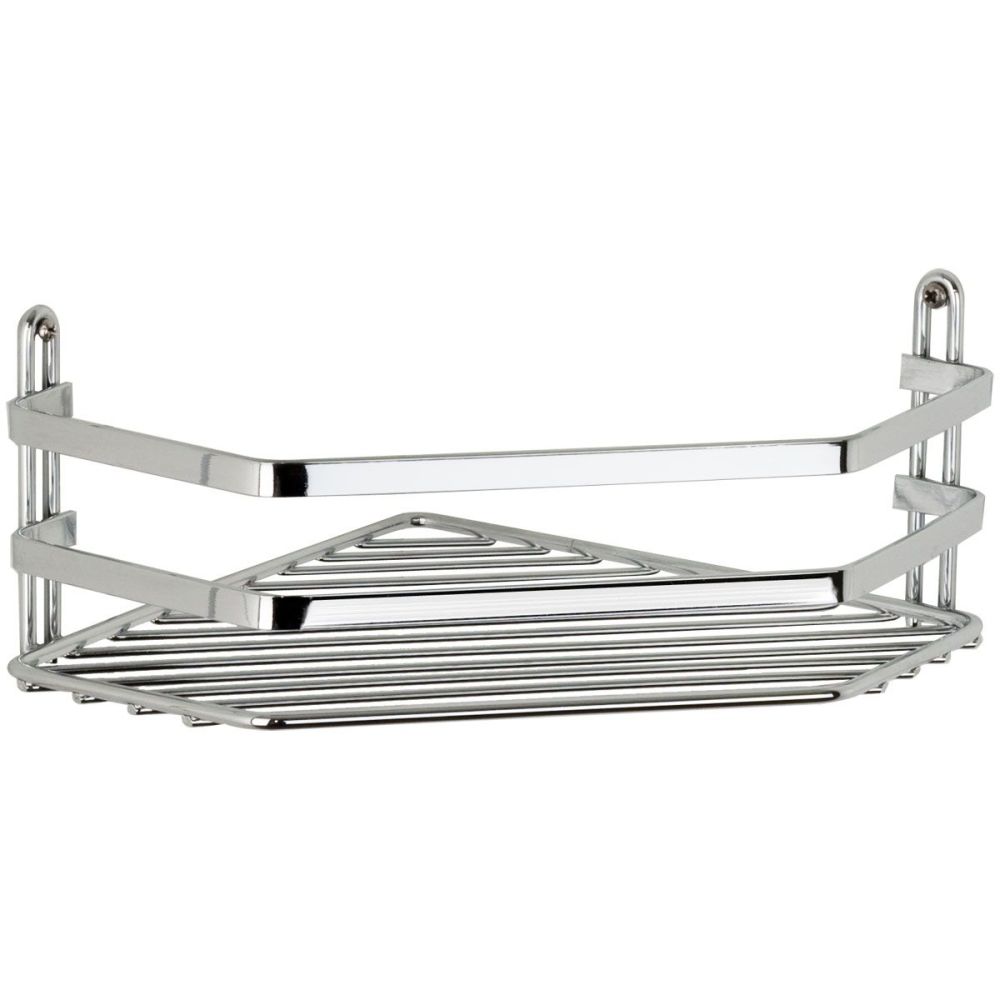Deep Chrome Plated Stainless Steel Corner Shower Unit - 57700