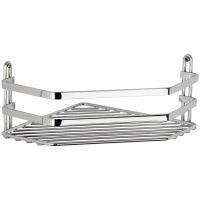 Euroshowers Shower Shelf - Satina Chrome Corner Single Unit - 57790