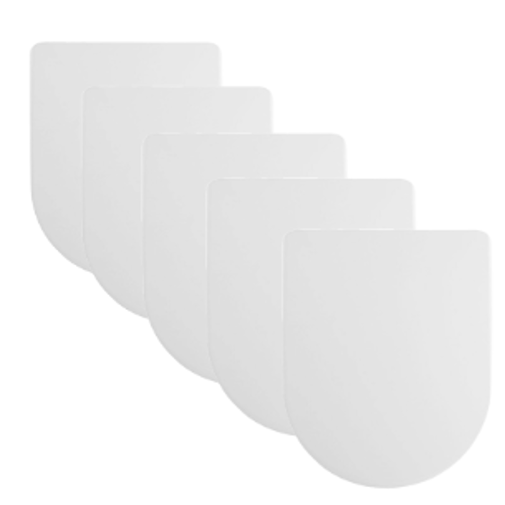 Multipack - RTS Middle D Shape Soft Closing Toilet Seat  w/ Quick Release 4