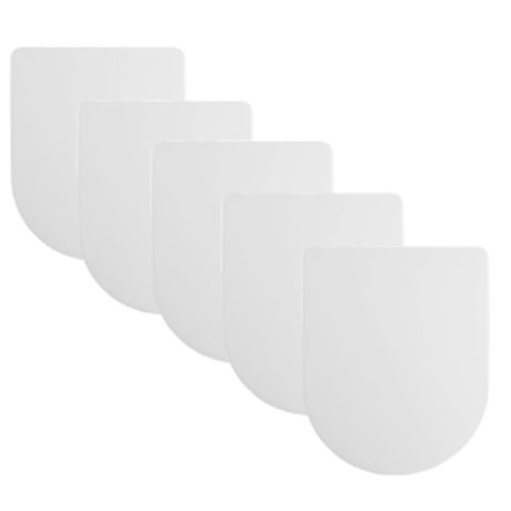 Multipack - RTS Short D Shape Soft Close Toilet Seat w/ One Button Quick Release - 424mm - 88215