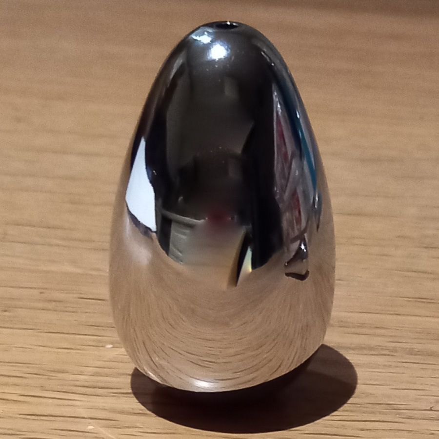 Chrome Egg Shape Light Pull - 200g