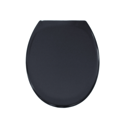 Anthracite coloured toilet seats in a variety of shapes and sizes
