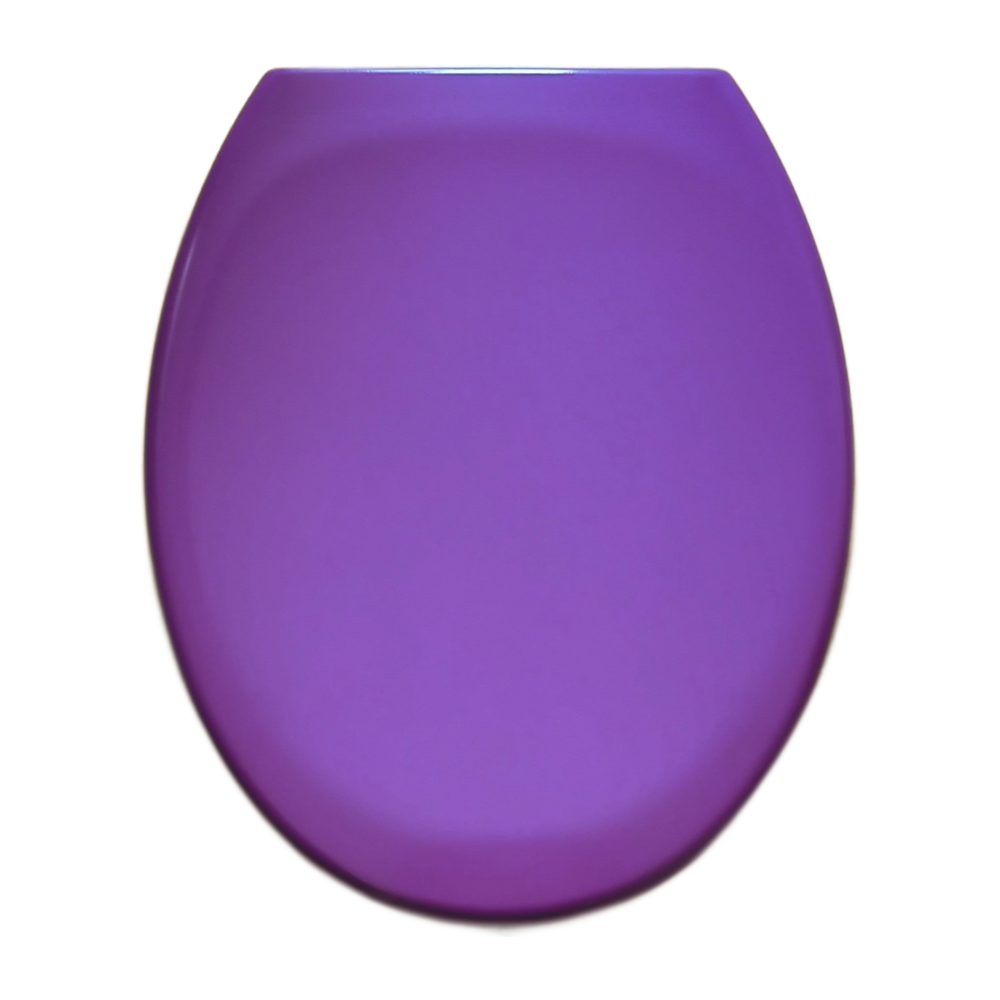 RTS purple Duroplast Soft Close Toilet Seat w/ One Button Quick Release ...