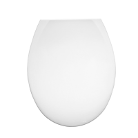 Bemis Oxford 3900 STA-TITE White Thermoset Toilet Seat - 3900CPT