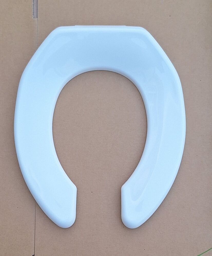 Open Box Commercial U open front toilet seat