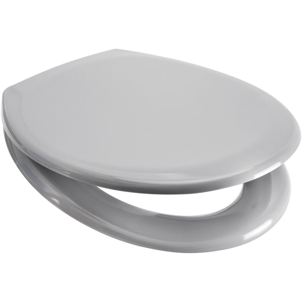 OPEN BOX Euroshowers Light Grey Slow Close Quick Release Toilet Seat - Rainbow Series 84320
