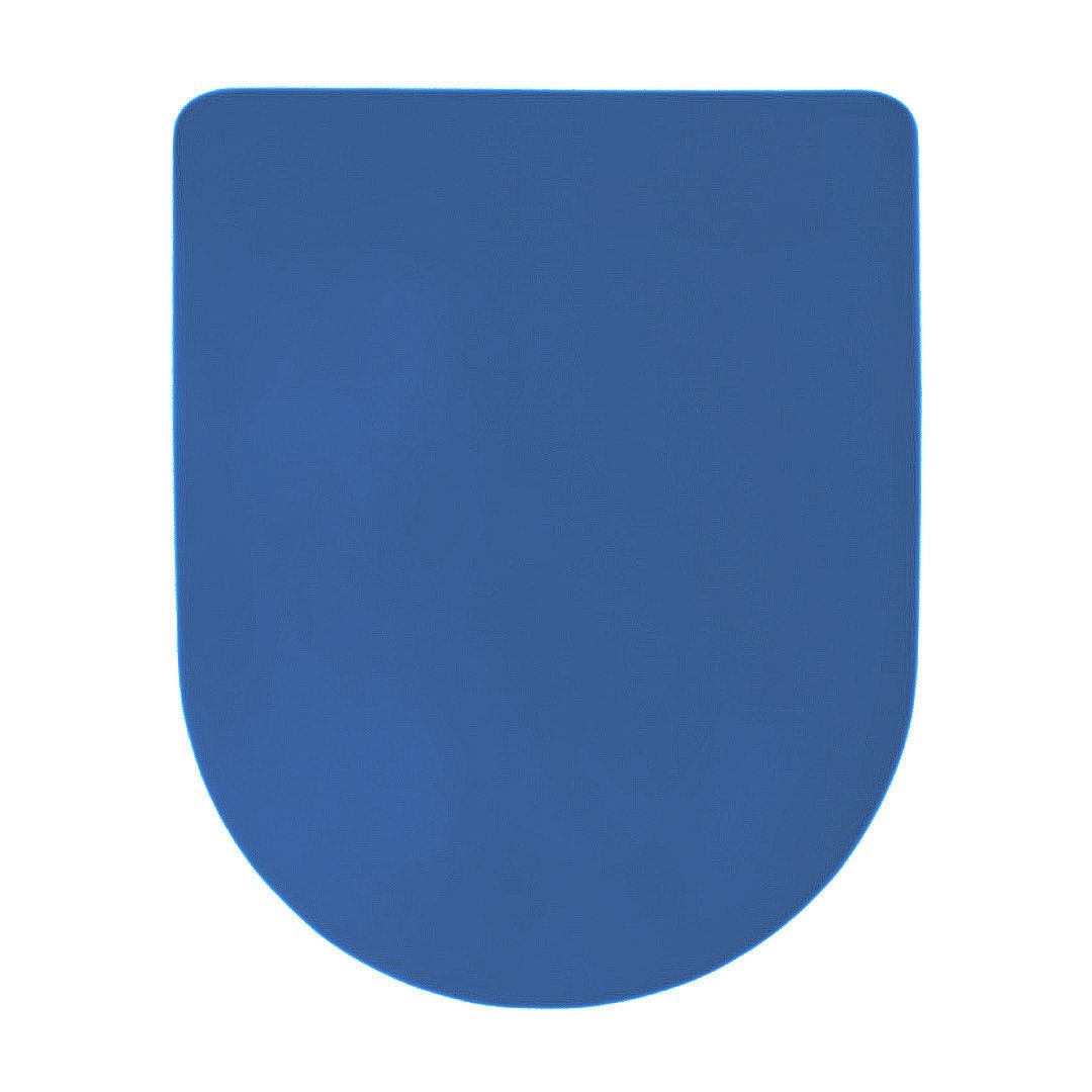 Euroshowers Blue Middle D Soft Close Quick Release Toilet Seat 449mm - 87314