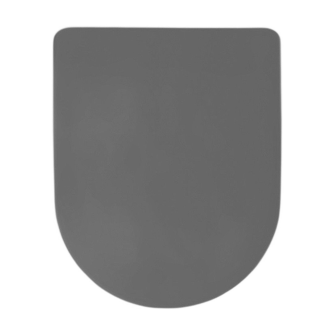 Euroshowers Grey Middle D Soft Close Quick Release Toilet Seat 449mm - 87311