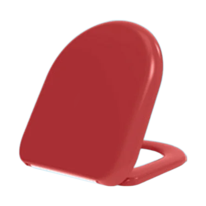 Red D One Slow Close Quick Release Toilet Seat 375mm width- 86515