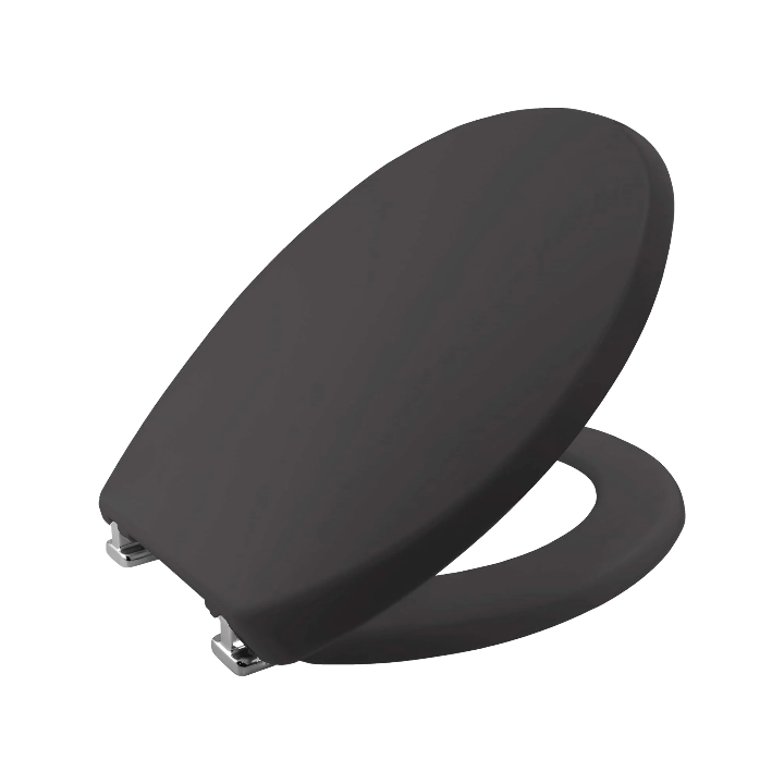 Bemis Slate Grey Thermoplast Toilet Seat w/ UltraFix
