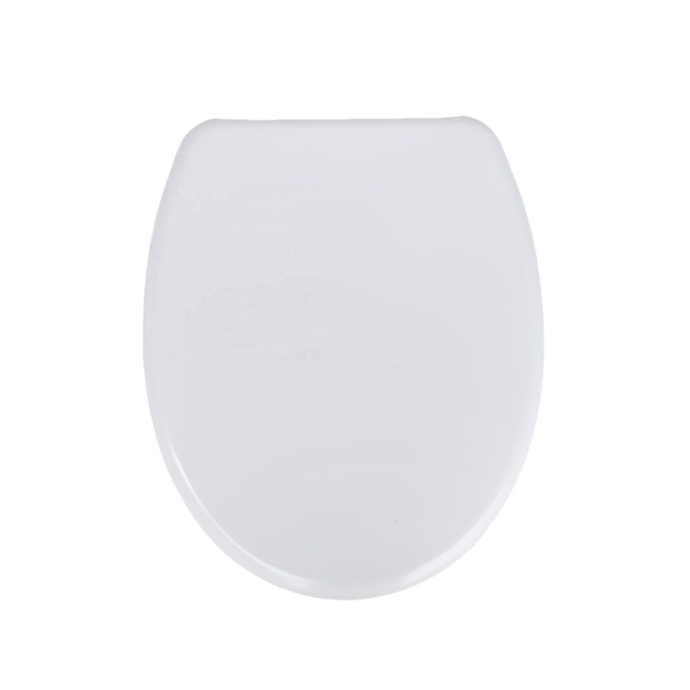 RTS White Thermoplastic Top Fix Soft Close Quick Release Toilet Seat