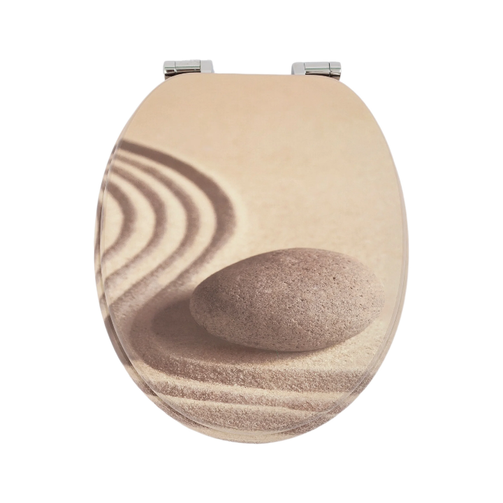 RTS Sand MDF Soft Close Toilet Seat