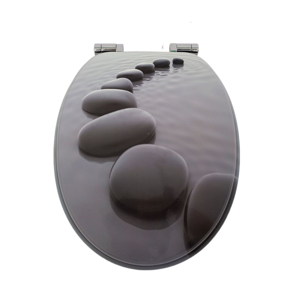 RTS Pebbles MDF Soft Close Toilet Seat