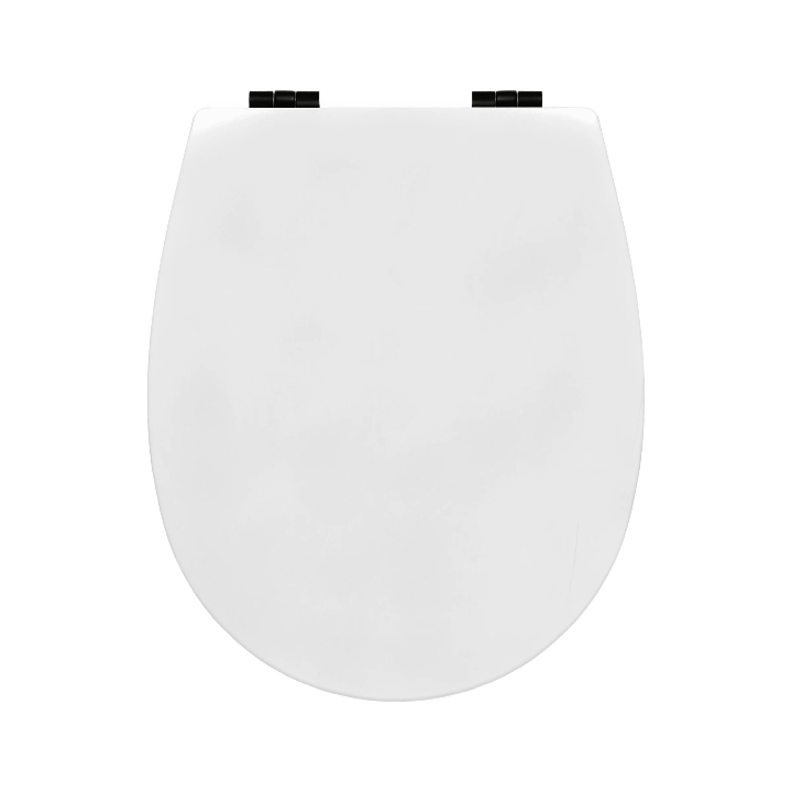 Bemis Hudson Ultra-Fix Matt White Wood Slow Close Toilet Seat
