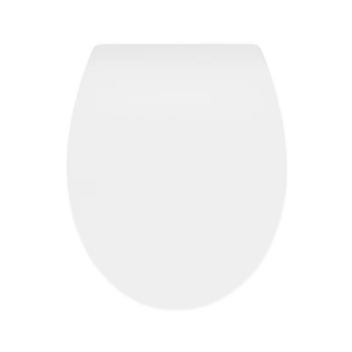 Bemis Click & Clean® Slim Matt White Top Fix Slow Close Toilet Seat - 2310CNC100