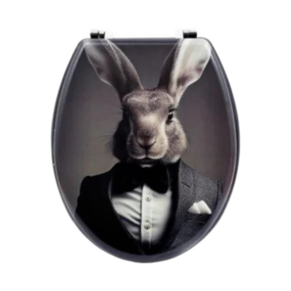 Rabbit MDF Toilet Seat