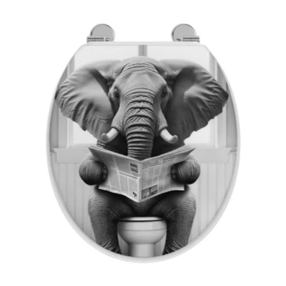 Elephant MDF Toilet Seat