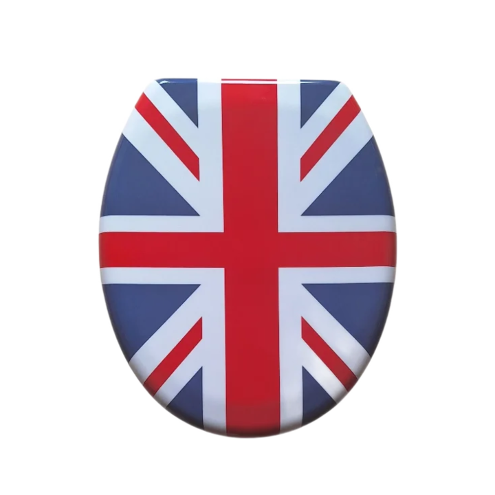 OPEN BOX Union Jack - Top Fix Slow Close Quick Release Toilet Seat