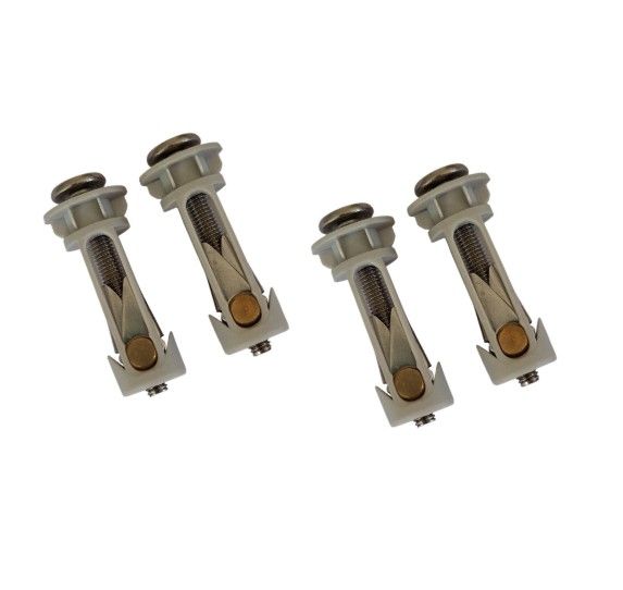 2 Pack Top Fix Toilet Seat Grommets/Well Nuts - secure fit