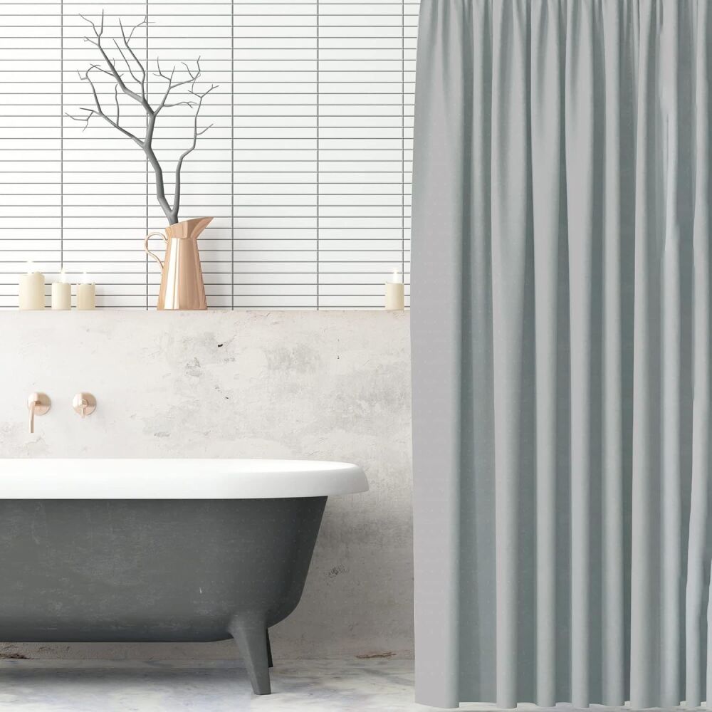 Polyester Shower Curtain 180x180CM - Grey
