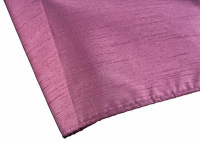 Faux Silk Damson Purple Shower Curtain by Euroshowers