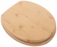Pine Moulded Wood Toilet Seat