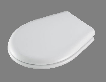 Portofino Toilet Seat in White by Carrera & Matta