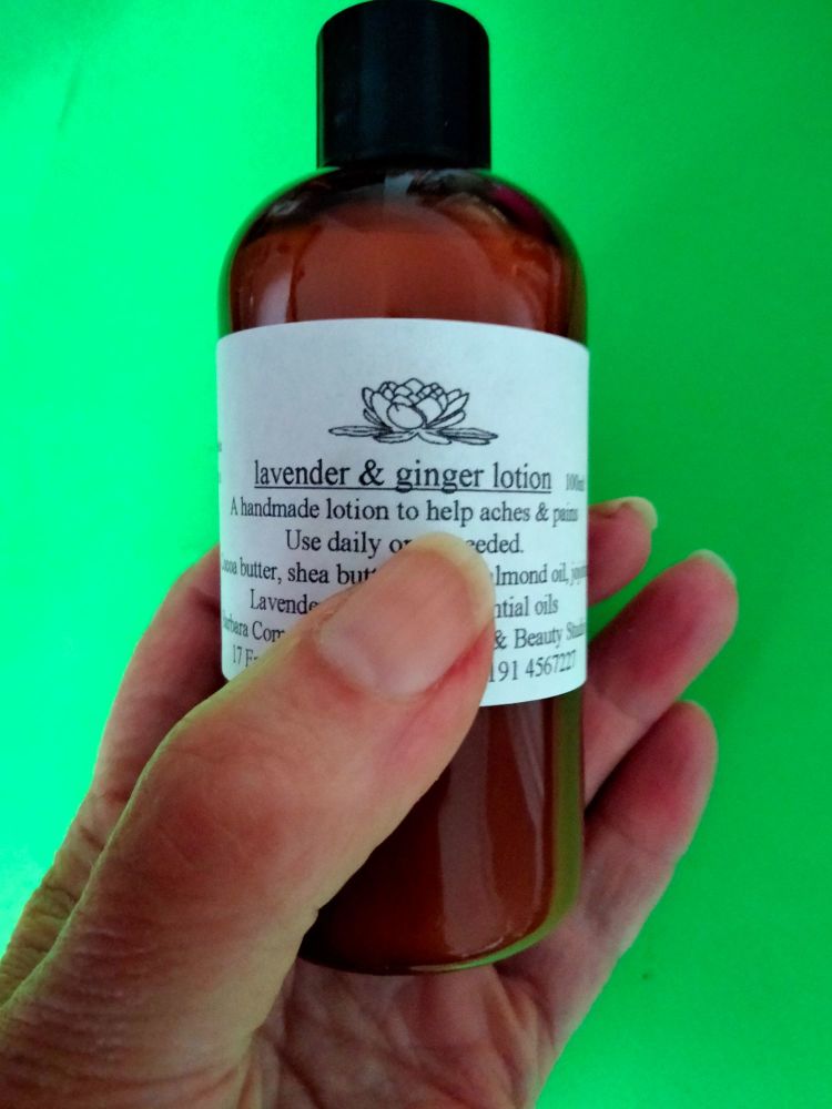 Lavender and Ginger Lotion (100ml)