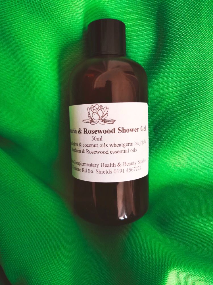 Mandarin & Rosewood Bath and Shower Gel (100ml)