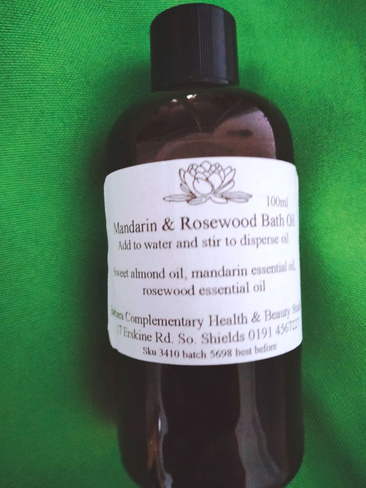 Mandarin & Rosewood Bath Oil