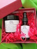 Christmas Skincare of Rose & Frankincense Day Moisturising Cream with Serum, boxed