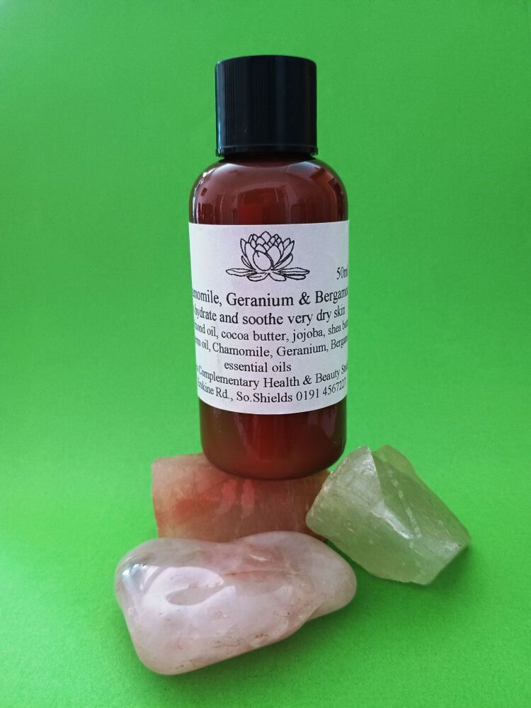 Chamomile and Geranium Lotion with Bergamot (50ml)