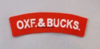 WW2 Oxf. & Bucks. Shoulder Titles (Pair)