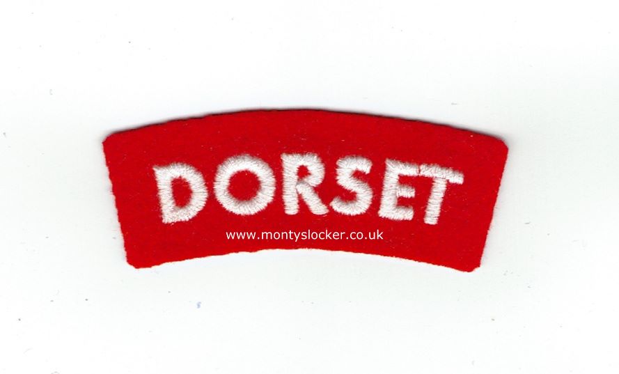 WW2 Dorset Shoulder Titles (Pair)