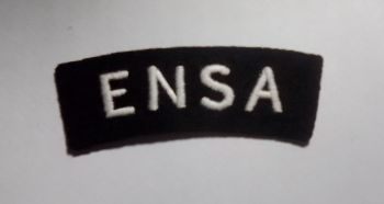WW2 ENSA Shoulder Titles (Pair)