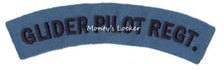 WW2 Glider Pilot Regiment (Non Serifs - 2nd Pattern) Shoulder Title