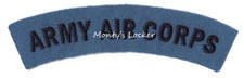 WW2 Army Air Corps Shoulder Titles (Pair)