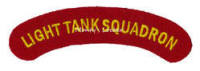 WW2 Light Tank Squadron Shoulder Titles (Pair)