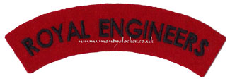 WW2 Royal Engineers (RE) Shoulder Title