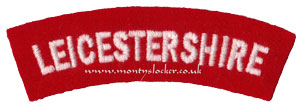 WW2 Leicestershire Shoulder Title