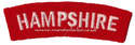 WW2 Hampshire Shoulder Titles (Pair)